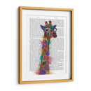 Rainbow Splash Giraffe 2 - Fab Funky | Cuadro decorativo de Canvas Lab