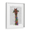 Rainbow Splash Giraffe 3 - Fab Funky | Cuadro decorativo de Canvas Lab