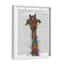 Rainbow Splash Giraffe 3 - Fab Funky | Cuadro decorativo de Canvas Lab