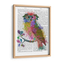Búho De Salpicaduras Del Arco Iris - Fab Funky | Cuadro decorativo de Canvas Lab