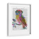 Búho De Salpicaduras Del Arco Iris - Fab Funky | Cuadro decorativo de Canvas Lab