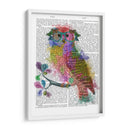 Búho De Salpicaduras Del Arco Iris - Fab Funky | Cuadro decorativo de Canvas Lab