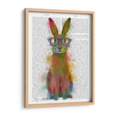 Rainbow Splash Rabbit 1 - Fab Funky | Cuadro decorativo de Canvas Lab