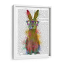 Rainbow Splash Rabbit 1 - Fab Funky | Cuadro decorativo de Canvas Lab