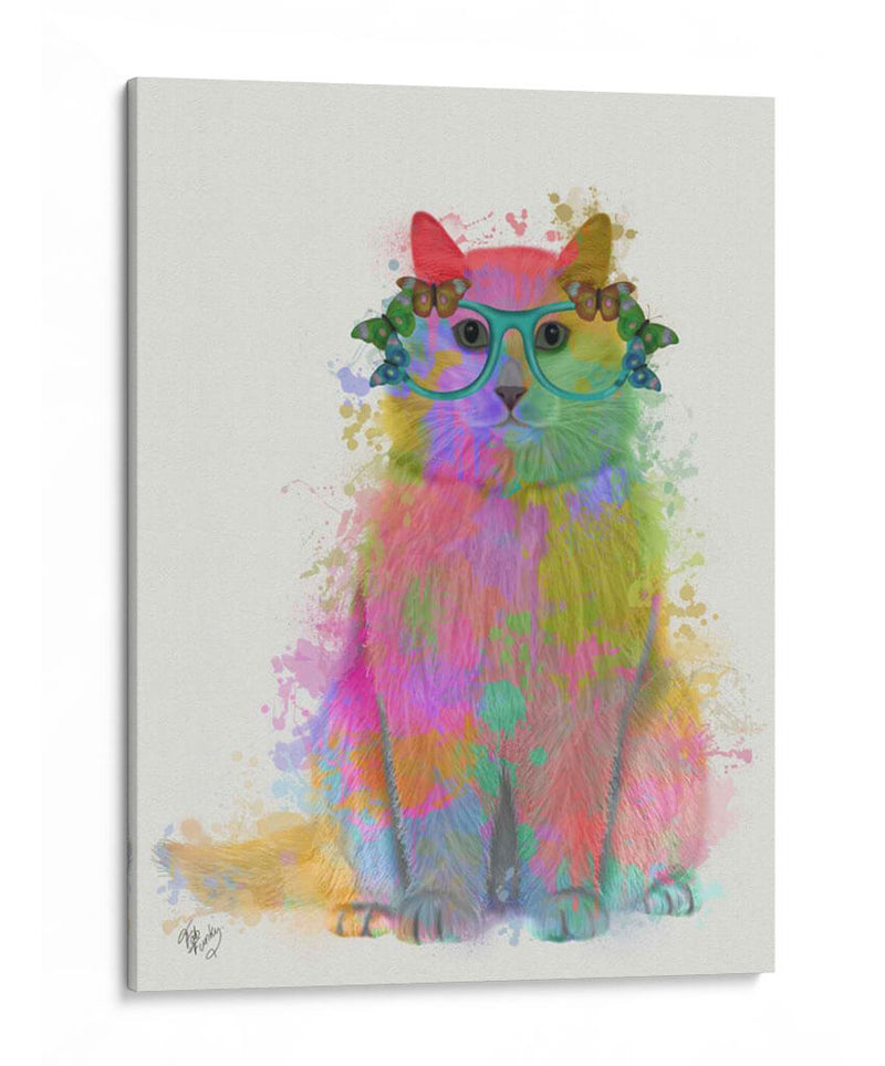 Splash Cat 3, Completo - Fab Funky | Cuadro decorativo de Canvas Lab