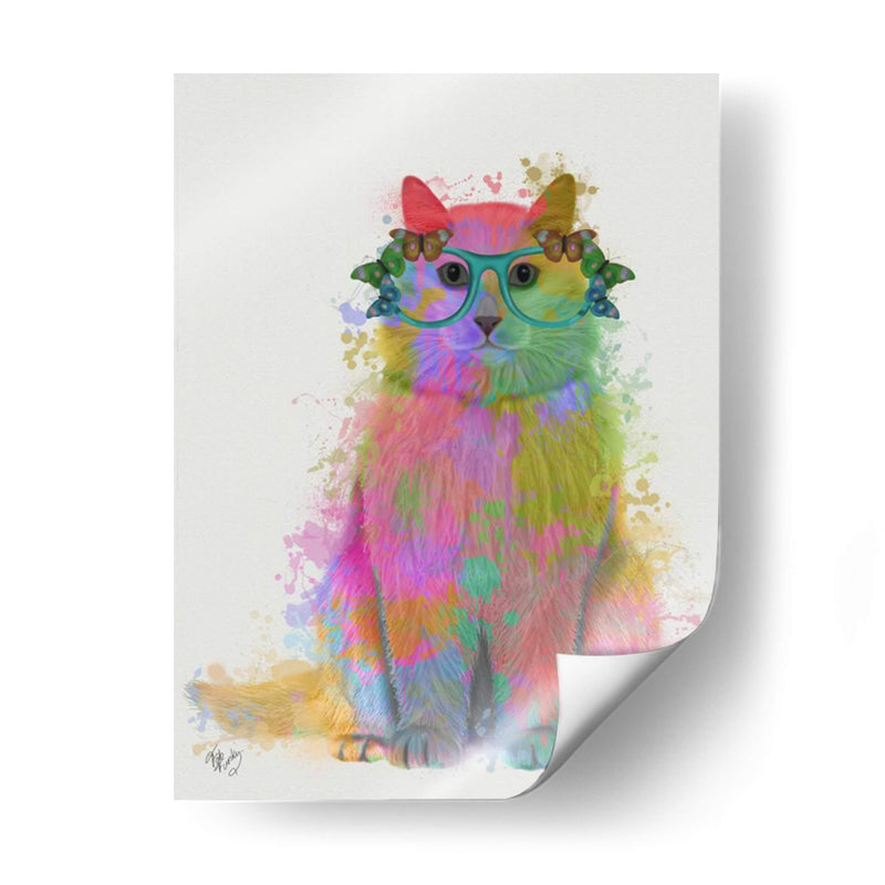 Splash Cat 3, Completo - Fab Funky | Cuadro decorativo de Canvas Lab