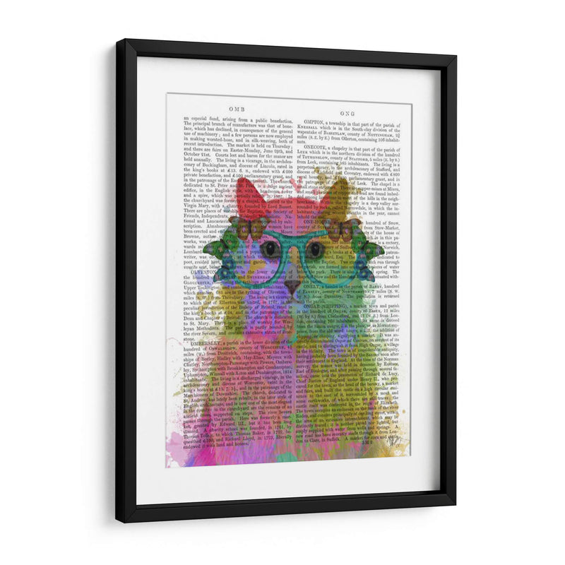 Rainbow Splash Cat 3, Retrato - Fab Funky | Cuadro decorativo de Canvas Lab