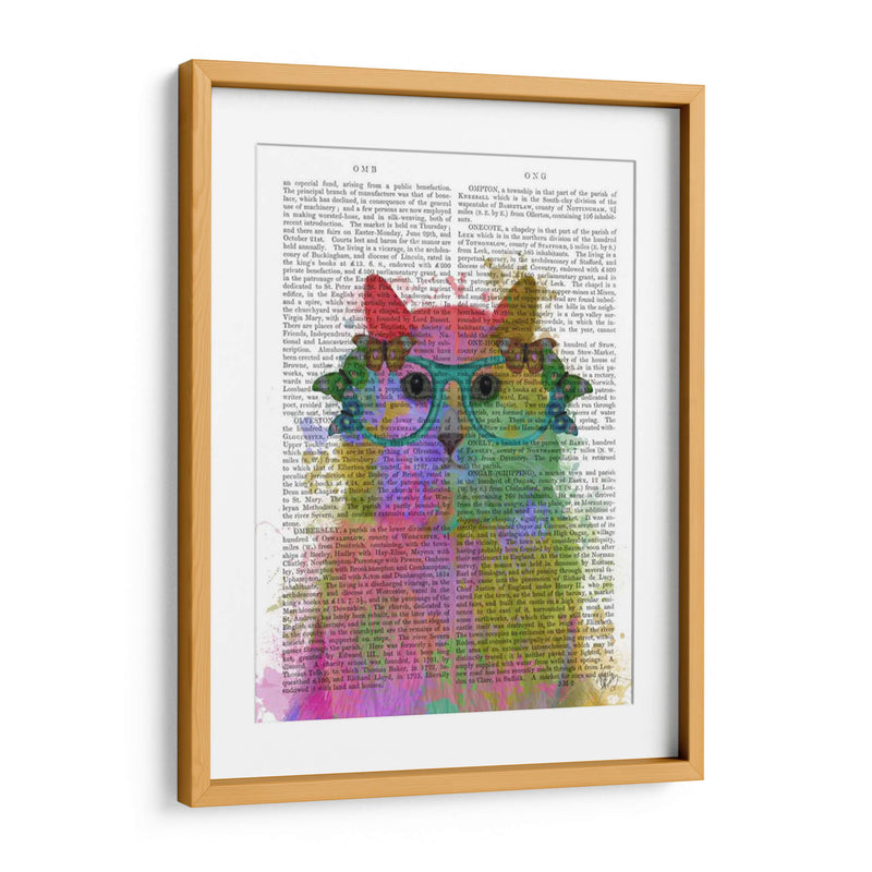 Rainbow Splash Cat 3, Retrato - Fab Funky | Cuadro decorativo de Canvas Lab