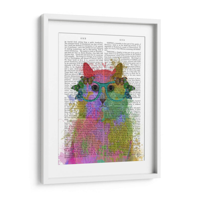 Rainbow Splash Cat 3, Retrato - Fab Funky | Cuadro decorativo de Canvas Lab