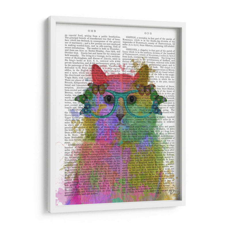 Rainbow Splash Cat 3, Retrato - Fab Funky | Cuadro decorativo de Canvas Lab