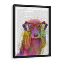 Arco Iris Splash Cocker Spaniel, Retrato - Fab Funky | Cuadro decorativo de Canvas Lab