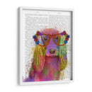 Arco Iris Splash Cocker Spaniel, Retrato - Fab Funky | Cuadro decorativo de Canvas Lab