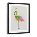 Rainbow Splash Flamingo 2 - Fab Funky | Cuadro decorativo de Canvas Lab