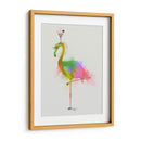 Rainbow Splash Flamingo 2 - Fab Funky | Cuadro decorativo de Canvas Lab