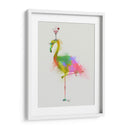 Rainbow Splash Flamingo 2 - Fab Funky | Cuadro decorativo de Canvas Lab