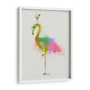 Rainbow Splash Flamingo 2 - Fab Funky | Cuadro decorativo de Canvas Lab
