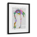 Rainbow Splash Flamingo 3 - Fab Funky | Cuadro decorativo de Canvas Lab
