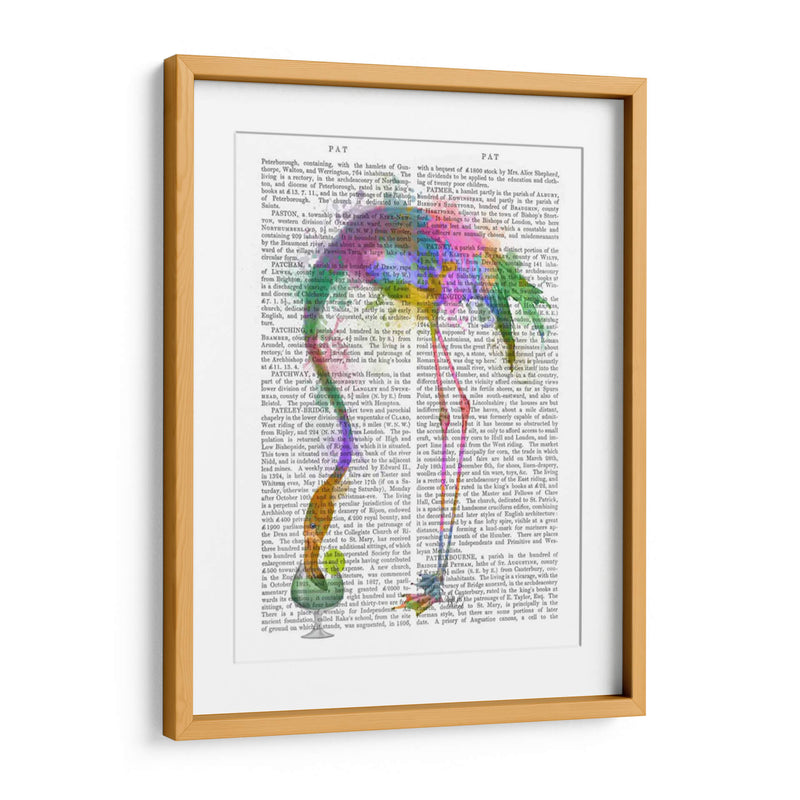 Rainbow Splash Flamingo 3 - Fab Funky | Cuadro decorativo de Canvas Lab