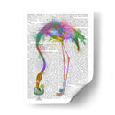 Rainbow Splash Flamingo 3 - Fab Funky | Cuadro decorativo de Canvas Lab
