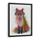 Arco Iris Splash Fox 2 - Fab Funky | Cuadro decorativo de Canvas Lab