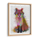 Arco Iris Splash Fox 2 - Fab Funky | Cuadro decorativo de Canvas Lab