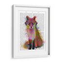 Arco Iris Splash Fox 2 - Fab Funky | Cuadro decorativo de Canvas Lab