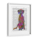 Rainbow Splash Weimaraner, Completo - Fab Funky | Cuadro decorativo de Canvas Lab