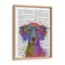 Rainbow Splash Weimaraner, Retrato - Fab Funky | Cuadro decorativo de Canvas Lab