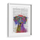 Rainbow Splash Weimaraner, Retrato - Fab Funky | Cuadro decorativo de Canvas Lab