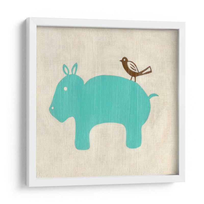 Los Mejores Amigos - Hippo - Chariklia Zarris | Cuadro decorativo de Canvas Lab