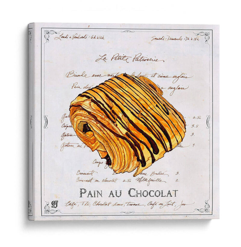 Pain Au Chocolat - Ginny Joyner | Cuadro decorativo de Canvas Lab