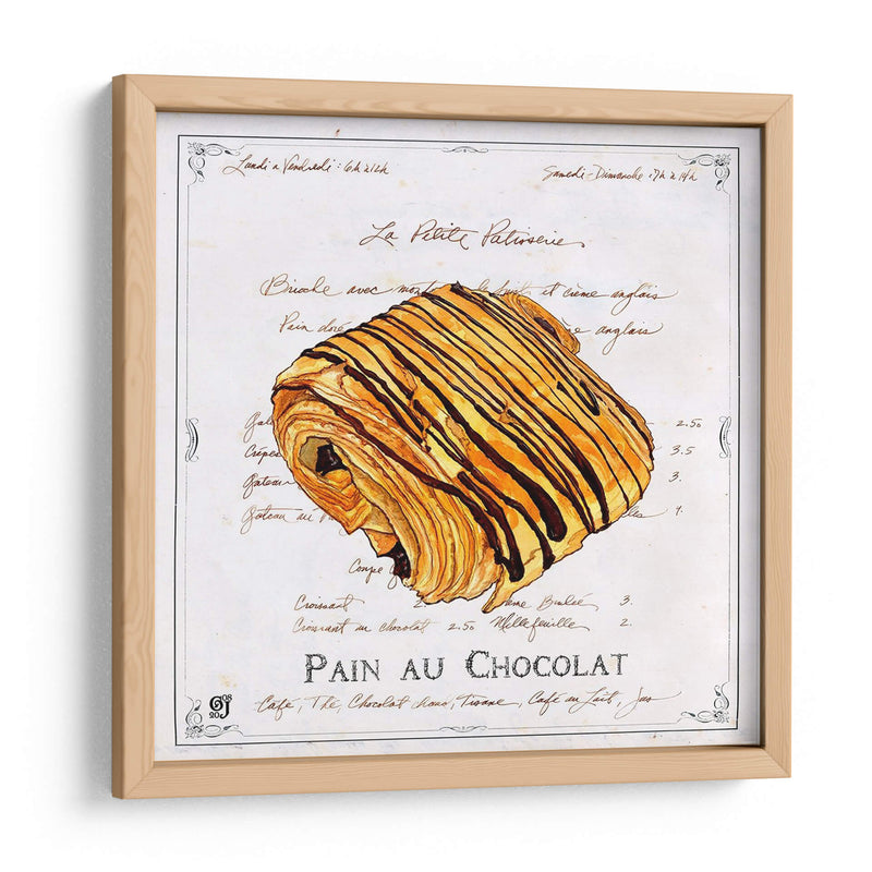 Pain Au Chocolat - Ginny Joyner | Cuadro decorativo de Canvas Lab