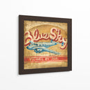 Viajes De Cielo Azul - Ethan Harper | Cuadro decorativo de Canvas Lab