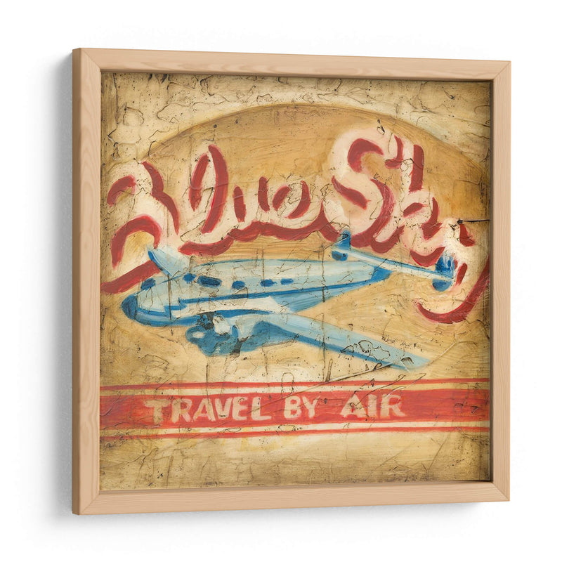 Viajes De Cielo Azul - Ethan Harper | Cuadro decorativo de Canvas Lab