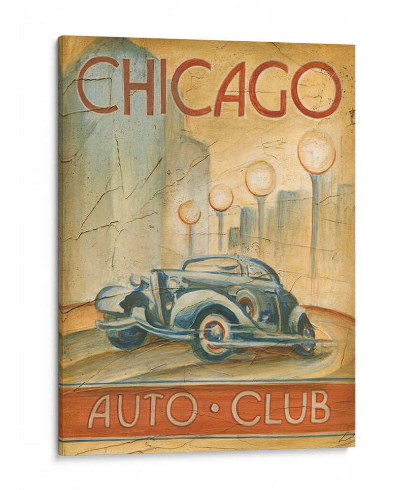 Chicago Auto Club - Ethan Harper | Cuadro decorativo de Canvas Lab