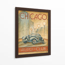 Chicago Auto Club - Ethan Harper | Cuadro decorativo de Canvas Lab