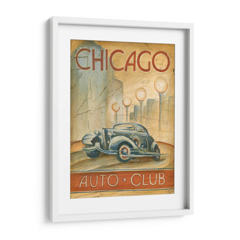 Chicago Auto Club - Ethan Harper | Cuadro decorativo de Canvas Lab