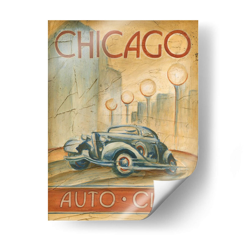 Chicago Auto Club - Ethan Harper | Cuadro decorativo de Canvas Lab