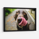 Perrito saboreando | Cuadro decorativo de Canvas Lab