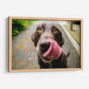 Perrito saboreando | Cuadro decorativo de Canvas Lab