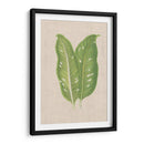 Hojas En Lino V | Cuadro decorativo de Canvas Lab