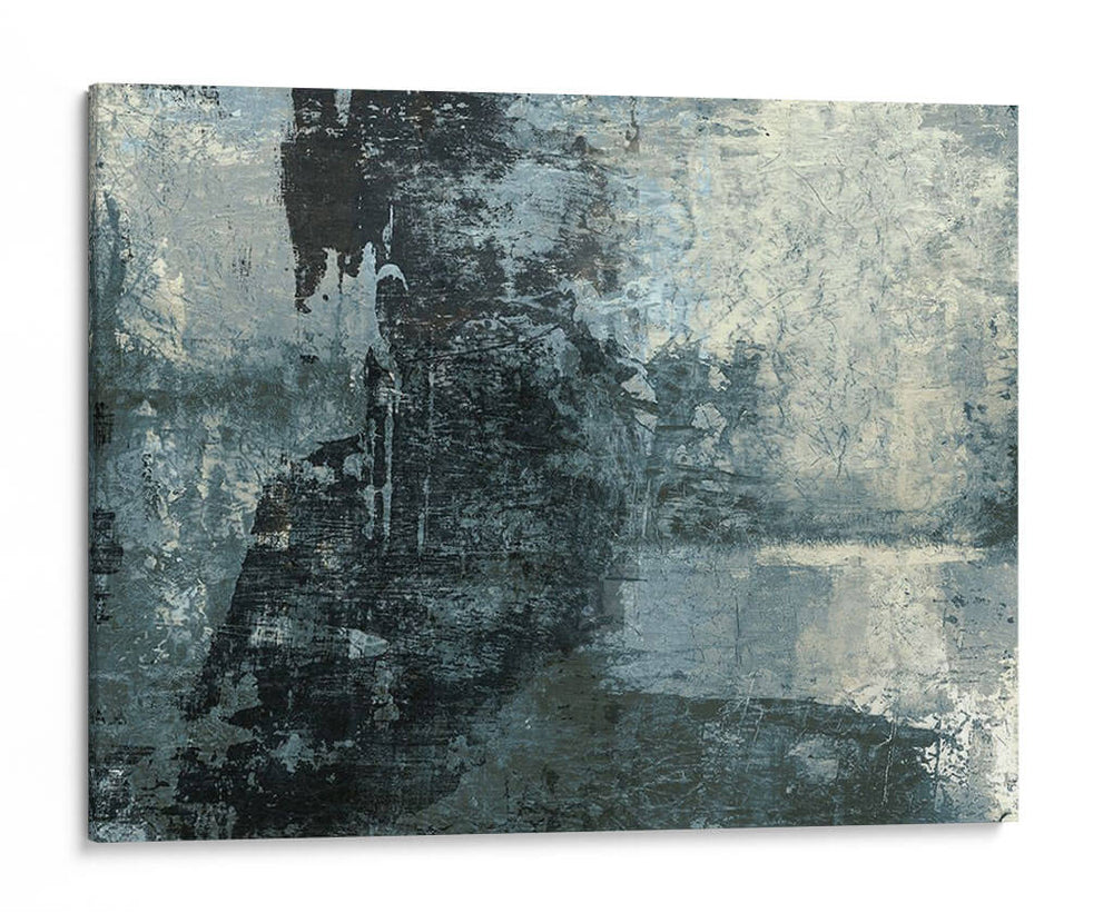 Negro Y Gris Y Azul Iii. - Elena Ray | Cuadro decorativo de Canvas Lab