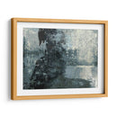 Negro Y Gris Y Azul Iii. - Elena Ray | Cuadro decorativo de Canvas Lab