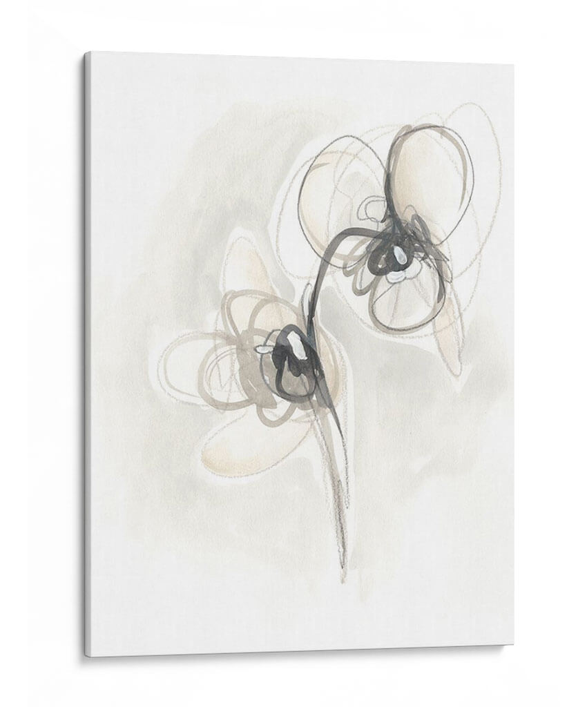 Gesto Floral Neutral I - June Erica Vess | Cuadro decorativo de Canvas Lab