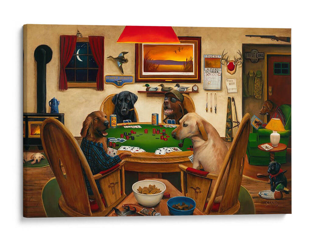 Cazadores De Patos - Leo Stans | Cuadro decorativo de Canvas Lab