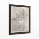 Diseño De La Puerta De Hierro I - Ethan Harper | Cuadro decorativo de Canvas Lab