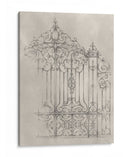 Diseño De La Puerta De Hierro Ii - Ethan Harper | Cuadro decorativo de Canvas Lab