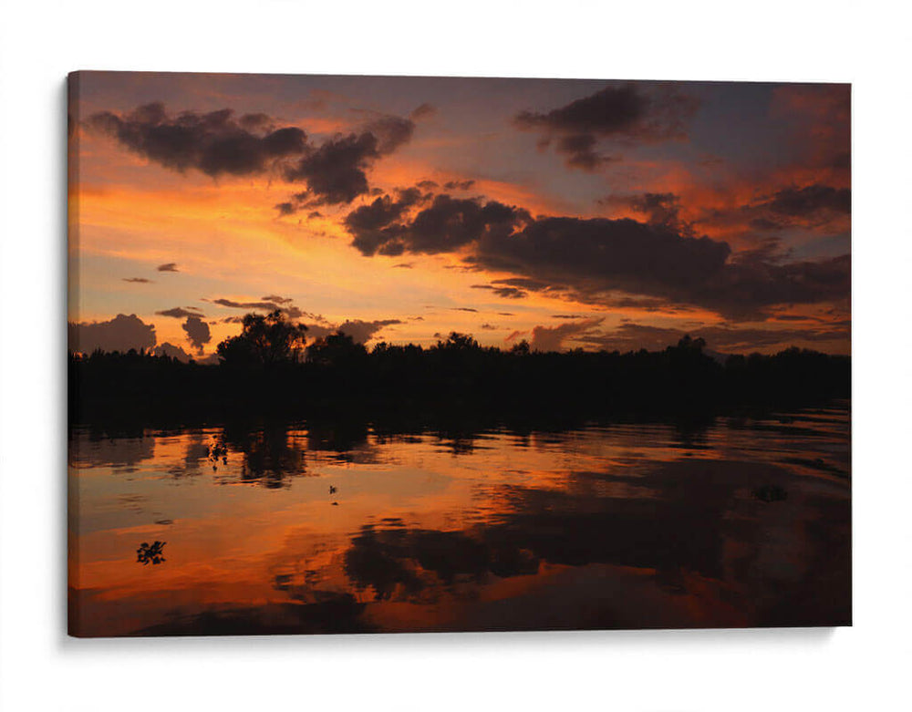 Atardecer en Janitzio - Luis Rodrigo Magaña Andrade | Cuadro decorativo de Canvas Lab
