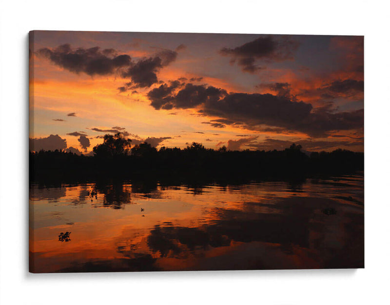 Atardecer en Janitzio - Luis Rodrigo Magaña Andrade | Cuadro decorativo de Canvas Lab