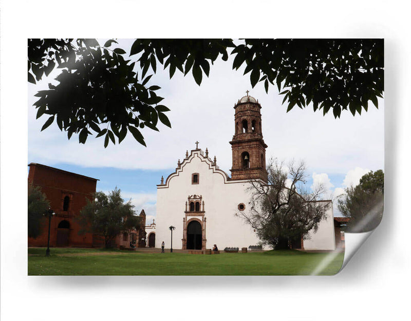 Bella iglesia en Michoacán - Luis Rodrigo Magaña Andrade | Cuadro decorativo de Canvas Lab